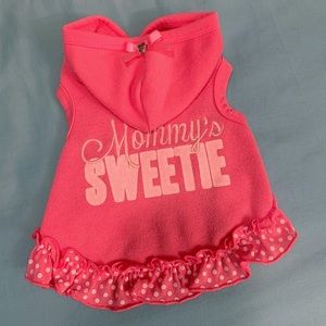 XXS Bond & Co. Hot Pink Hoodie Dog Clothing